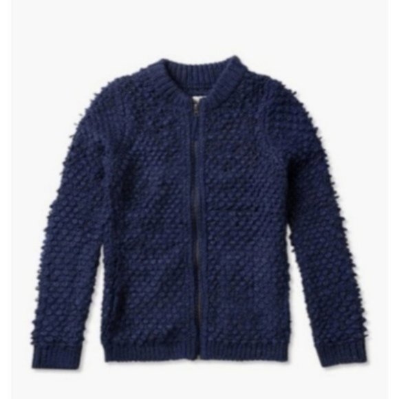 Lucky Brand Sweater Bomber, Navy, Size XS/S - Picture 5 of 5